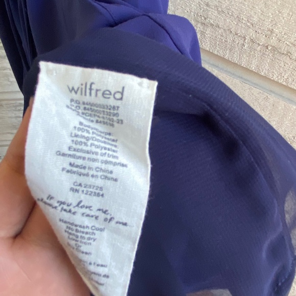 SOLD aritzia | sabine dress | muted royal blue | size small - Picture 6 of 11